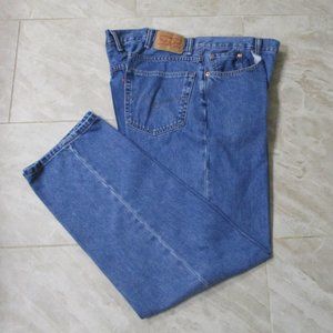 Mens Levis 550 Relaxed Fit Denim Jeans sz 40 x 34 Medium Wash